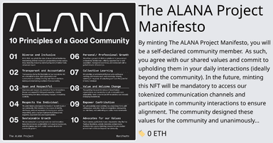 The ALANA Project | Manifesto | Unlock App